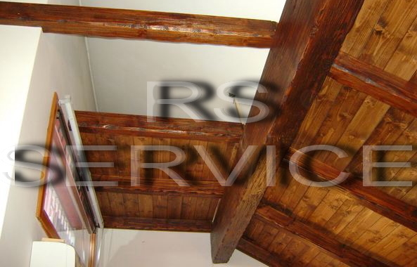 Finti Travi In Legno Cavo E Perline Spessore Mm 20