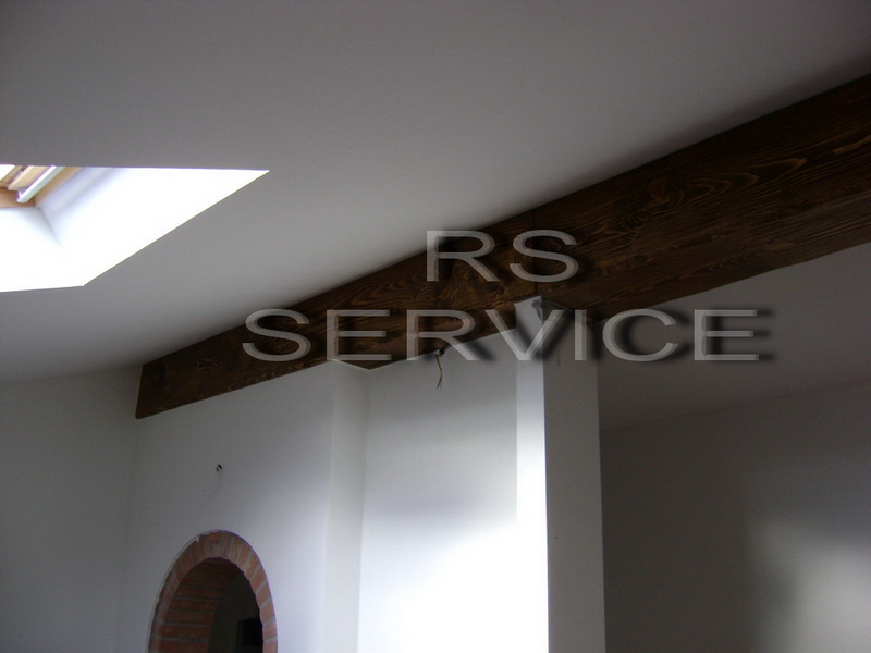 Finto Trave In Legno Cavo
