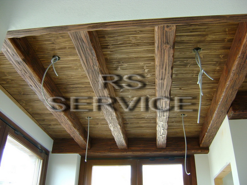 Controsoffitto in legno