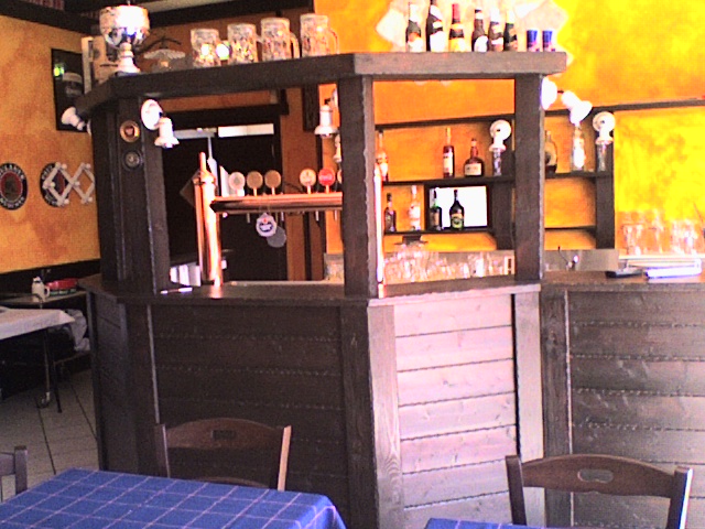 Bancone in legno