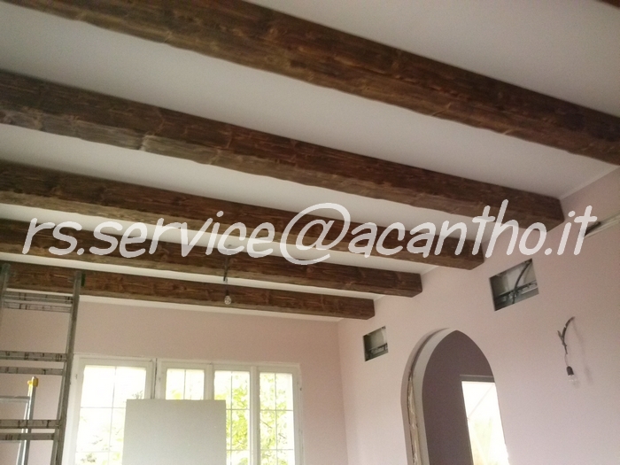 Rivestimento travi in cemento